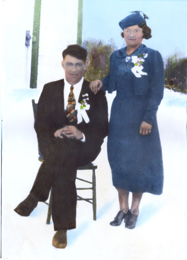 Mom and Dad Wedding Photo